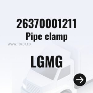 LGMG Pipe clamp 26370001211 - Genuine Mining Truck Part