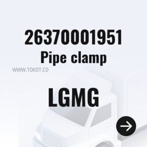 LGMG Pipe clamp 26370001951 - Genuine Mining Truck Part