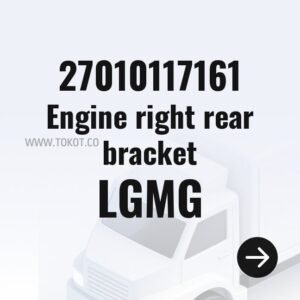 LGMG Engine right rear bracket 27010117161 - Genuine Mining Truck Part