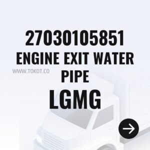 LGMG ENGINE EXIT WATER PIPE 27030105851 - Genuine Mining Truck Part