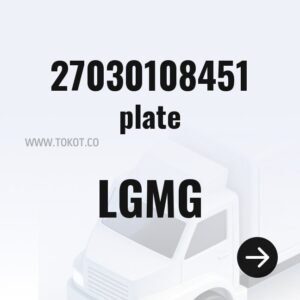 LGMG plate 27030108451 - Genuine Mining Truck Part