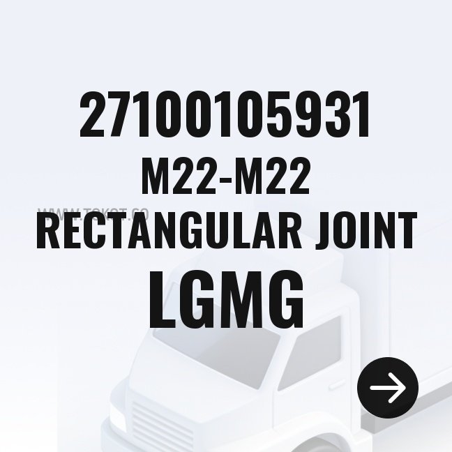 LGMG M22-M22 RECTANGULAR JOINT 27100105931 - Genuine Mining Truck Part