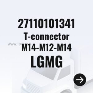 LGMG T-connector M14-M12-M14 27110101341 - Genuine Mining Truck Part