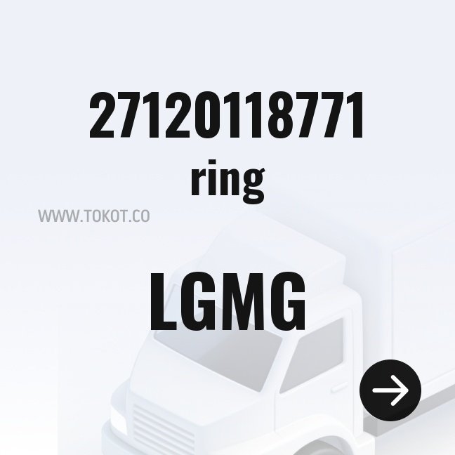 LGMG ring 27120118771 - Genuine Mining Truck Part