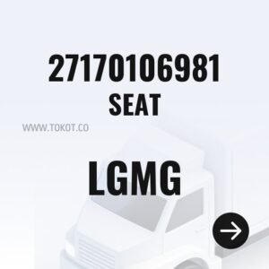 LGMG SEAT 27170106981 - Genuine Mining Truck Part