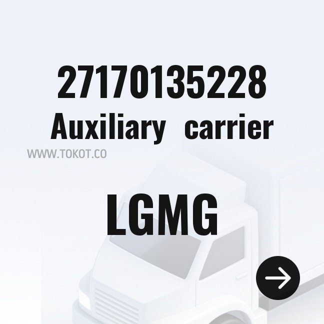 LGMG Auxiliary carrier 27170135228 - Genuine Mining Truck Part