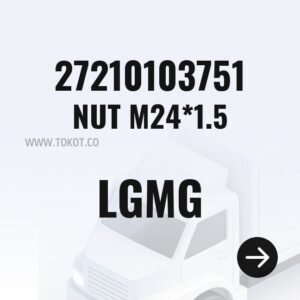 LGMG NUT M24*1.5 27210103751 - Genuine Mining Truck Part