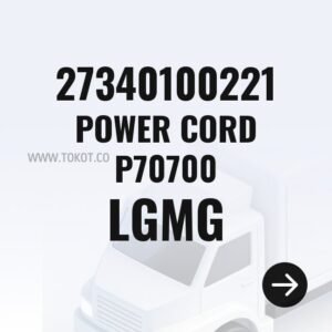 LGMG POWER CORD P70700 27340100221 - Genuine Mining Truck Part