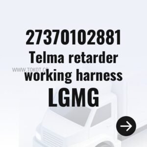 LGMG Telma retarder working harness 27370102881 - Genuine Mining Truck Part