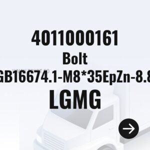 LGMG Bolt GB16674.1-M8*35EpZn-8.8 4011000161 - Genuine Mining Truck Part