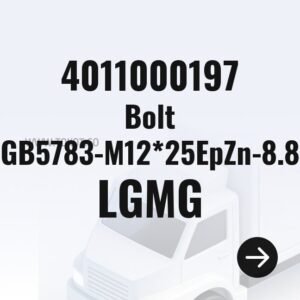 LGMG Bolt GB5783-M12*25EpZn-8.8 4011000197 - Genuine Mining Truck Part