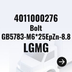 LGMG Bolt GB5783-M6*25EpZn-8.8 4011000276 - Genuine Mining Truck Part