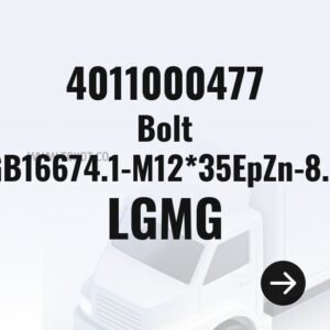 LGMG Bolt GB16674.1-M12*35EpZn-8.8 4011000477 - Genuine Mining Truck Part