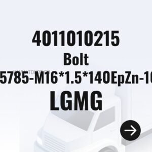 LGMG Bolt GB5785-M16*1.5*140EpZn-10.9 4011010215 - Genuine Mining Truck Part