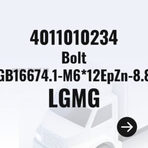 LGMG Bolt GB16674.1-M6*12EpZn-8.8 4011010234 - Genuine Mining Truck Part