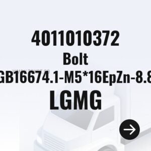 LGMG Bolt GB16674.1-M5*16EpZn-8.8 4011010372 - Genuine Mining Truck Part