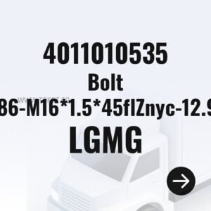 LGMG Bolt GB5786-M16*1.5*45flZnyc-12.9-480 4011010535 - Genuine Mining Truck Part