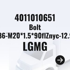 LGMG Bolt GB5786-M20*1.5*90flZnyc-12.9-480 4011010651 - Genuine Mining Truck Part
