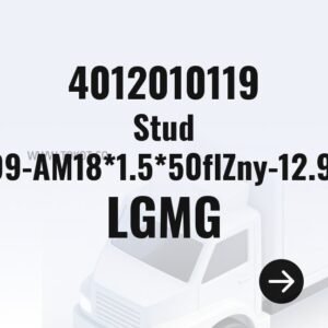 LGMG Stud GB899-AM18*1.5*50flZny-12.9-480 4012010119 - Genuine Mining Truck Part