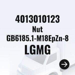 LGMG Nut GB6185.1-M18EpZn-8 4013010123 - Genuine Mining Truck Part