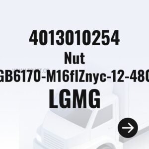 LGMG Nut GB6170-M16flZnyc-12-480 4013010254 - Genuine Mining Truck Part