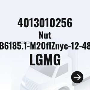 LGMG Nut GB6185.1-M20flZnyc-12-480 4013010256 - Genuine Mining Truck Part
