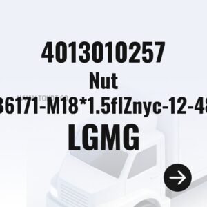 LGMG Nut GB6171-M18*1.5flZnyc-12-480 4013010257 - Genuine Mining Truck Part