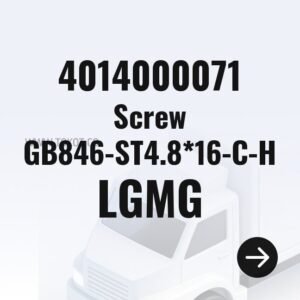 LGMG Screw GB846-ST4.8*16-C-H 4014000071 - Genuine Mining Truck Part