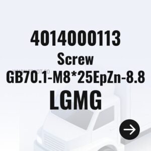 LGMG Screw GB70.1-M8*25EpZn-8.8 4014000113 - Genuine Mining Truck Part