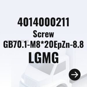 LGMG Screw GB70.1-M8*20EpZn-8.8 4014000211 - Genuine Mining Truck Part
