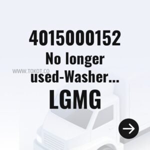 LGMG No longer used-Washer GB97.1-10EpZn-300HV 4015000152 - Genuine Mining Truck Part
