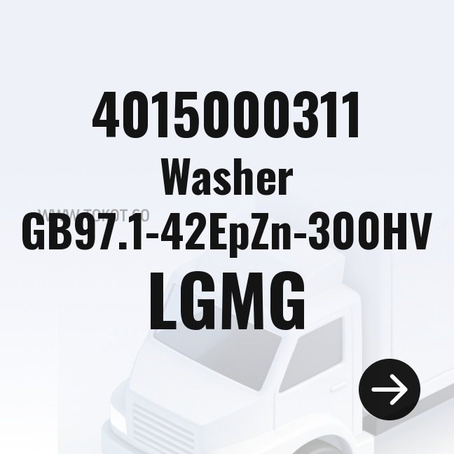LGMG Washer GB97.1-42EpZn-300HV 4015000311 - Genuine Mining Truck Part