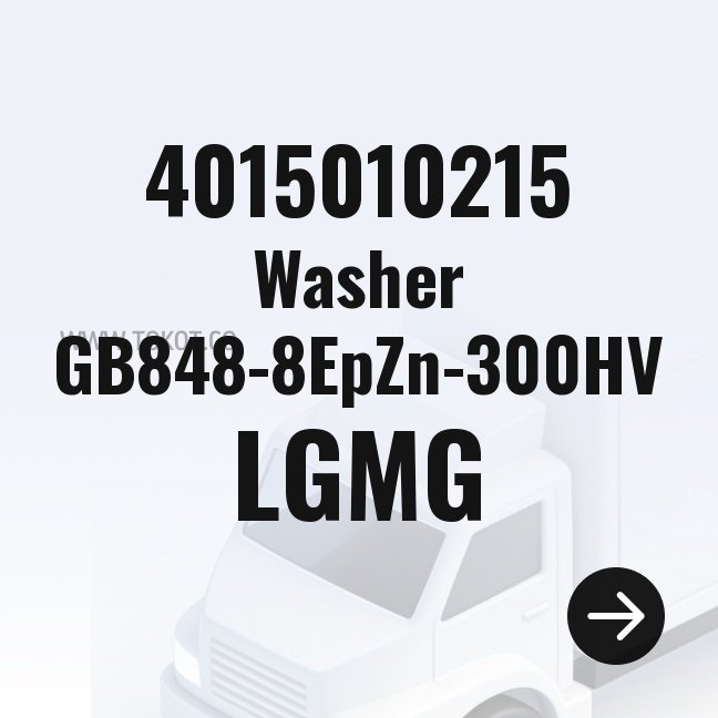 LGMG Washer GB848-8EpZn-300HV 4015010215 - Genuine Mining Truck Part