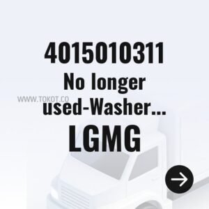 LGMG No longer used-Washer GB1230-18EpZn-45 4015010311 - Genuine Mining Truck Part