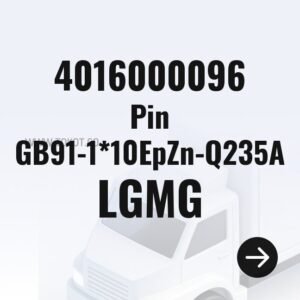 LGMG Pin GB91-1*10EpZn-Q235A 4016000096 - Genuine Mining Truck Part