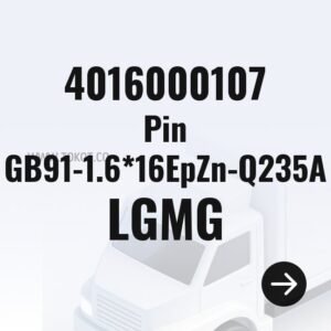 LGMG Pin GB91-1.6*16EpZn-Q235A 4016000107 - Genuine Mining Truck Part