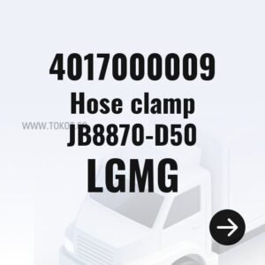 LGMG Hose clamp JB8870-D50 4017000009 - Genuine Mining Truck Part