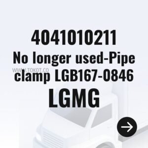 LGMG No longer used-Pipe clamp LGB167-0846 4041010211 - Genuine Mining Truck Part