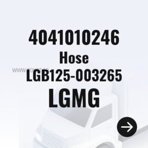 LGMG Hose LGB125-003265 4041010246 - Genuine Mining Truck Part