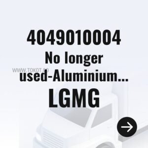 LGMG No longer used-Aluminium fuel tank cover 4049010004 - Genuine Mining Truck Part