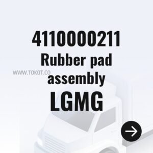 LGMG Rubber pad assembly 4110000211 - Genuine Mining Truck Part