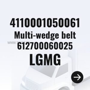 LGMG Multi-wedge belt 612700060025 4110001050061 - Genuine Mining Truck Part