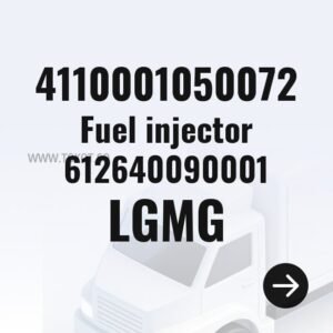LGMG Fuel injector 612640090001 4110001050072 - Genuine Mining Truck Part