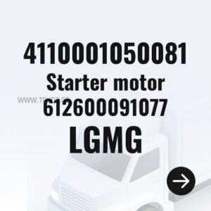 LGMG Starter motor 612600091077 4110001050081 - Genuine Mining Truck Part