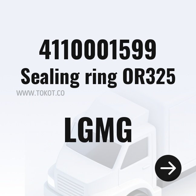 LGMG Sealing ring OR325 4110001599 - Genuine Mining Truck Part