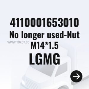 LGMG No longer used-Nut M14*1.5 4110001653010 - Genuine Mining Truck Part