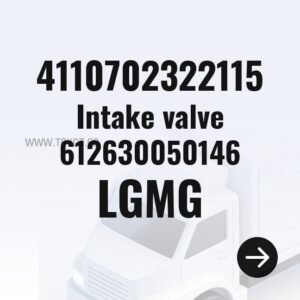 LGMG Intake valve 612630050146 4110702322115 - Genuine Mining Truck Part