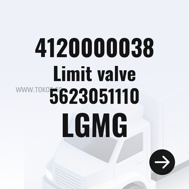LGMG Limit valve 5623051110 4120000038 - Genuine Mining Truck Part