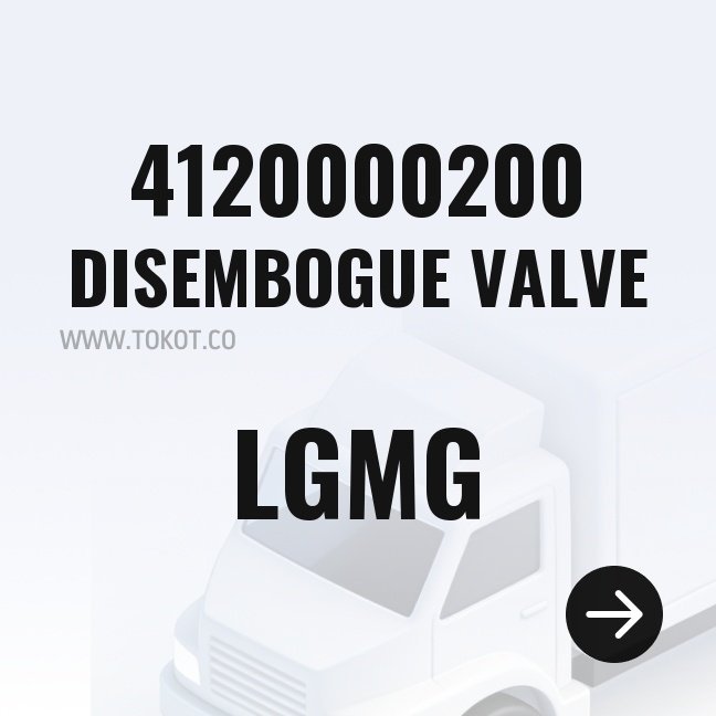 LGMG DISEMBOGUE VALVE 4120000200 - Genuine Mining Truck Part