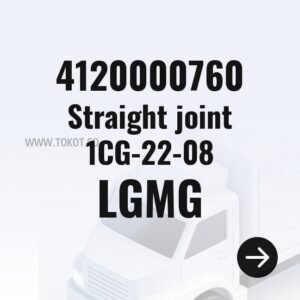 LGMG Straight joint 1CG-22-08 4120000760 - Genuine Mining Truck Part